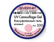 Камуфляжный гель розовый трехфазный UV Camouflage Gel SEVERINA 15мл. (арт.330)