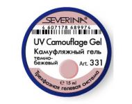 Камуфляжный гель тёмно-бежевый трехфазный UV Camouflage Gel SEVERINA 15мл. (арт.331)